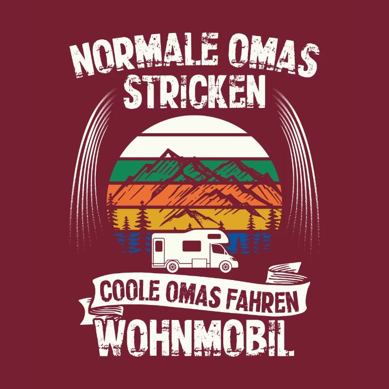 Normale Omas stricken - coole Oma Wohnmobil Campen