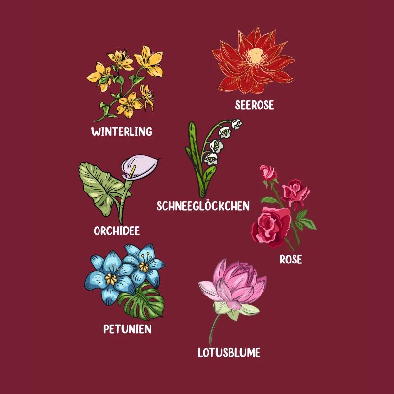 Espèces de fleurs Fleurs