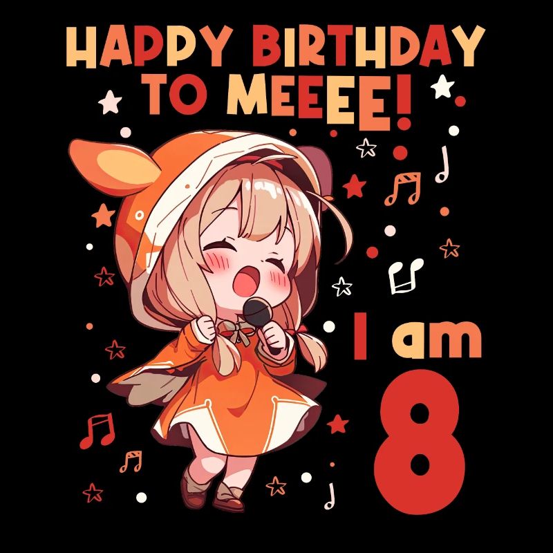 Anime Mandga K-Pop KPop Mädchen 8. Geburtstag