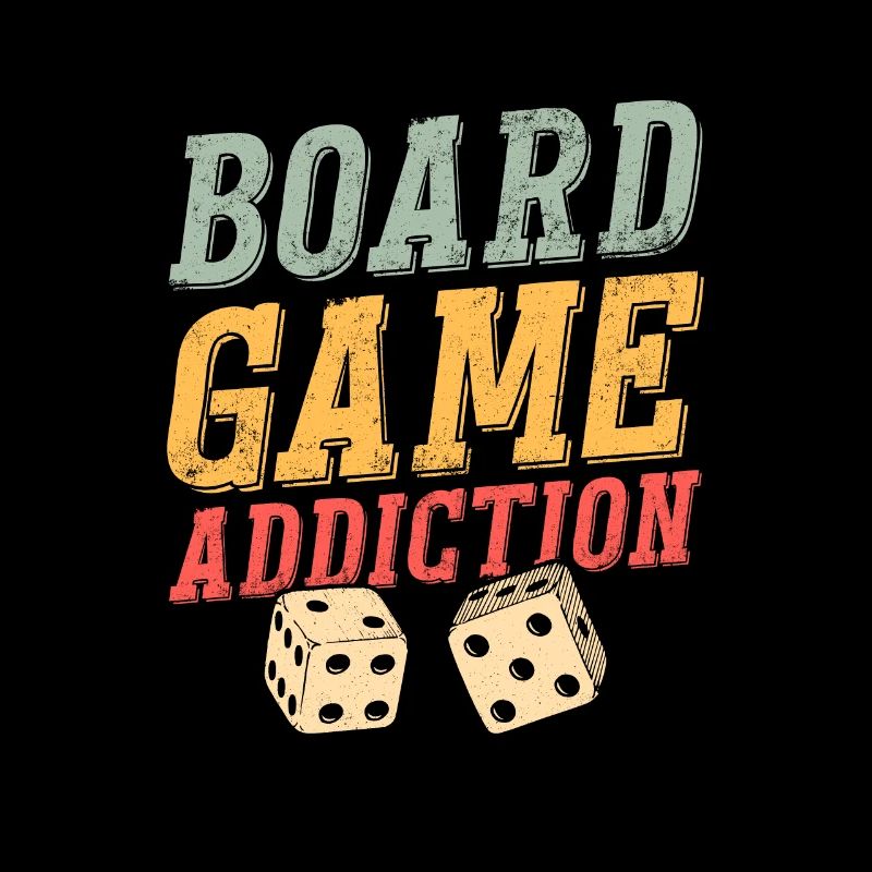 Board Game Addict Tabletop Player Nerd Gamer