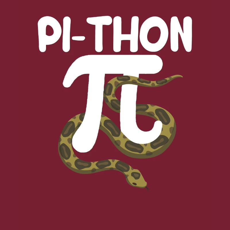 Pi-Thon Lustiger Pi-Tag Python Schlange Mathematik