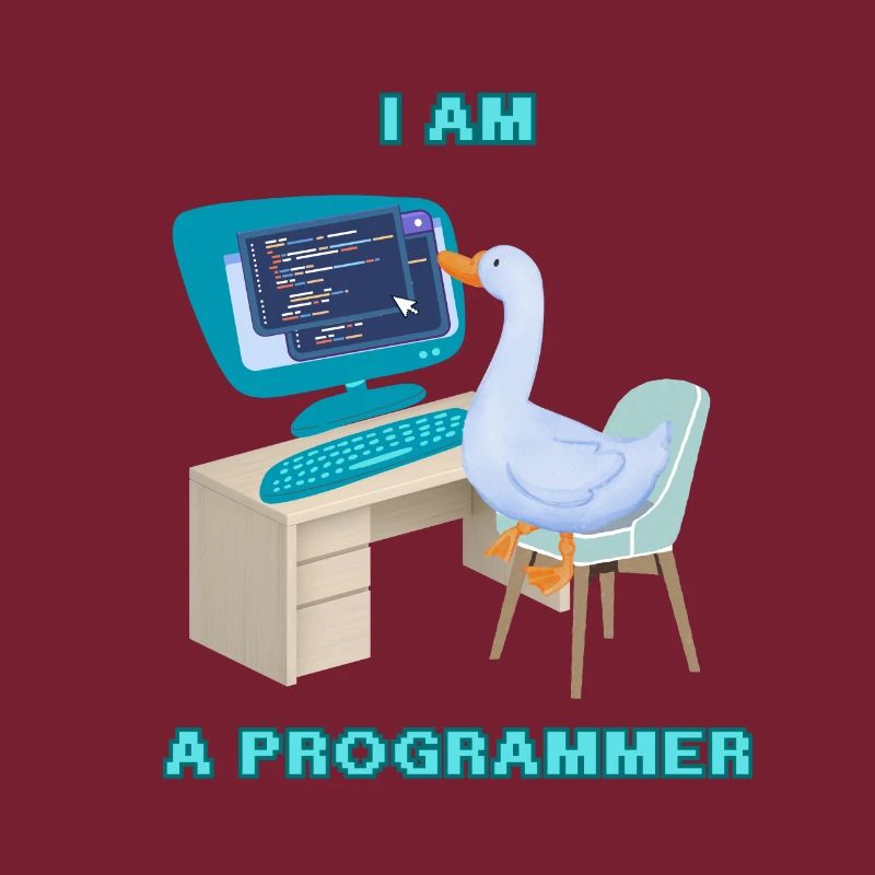 A Programmer Duck, a Fun Design for Programmers