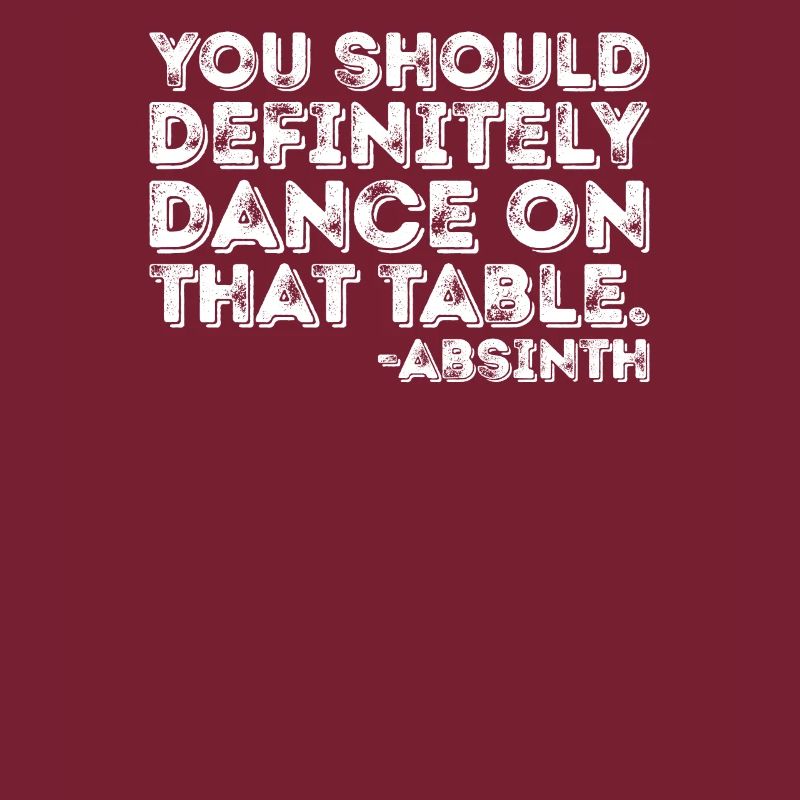 Vous devriez absolument danser sur cette table d’absinthe