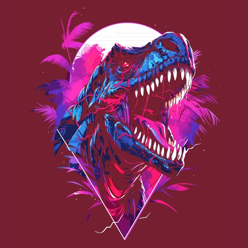 Synthwave T Rex