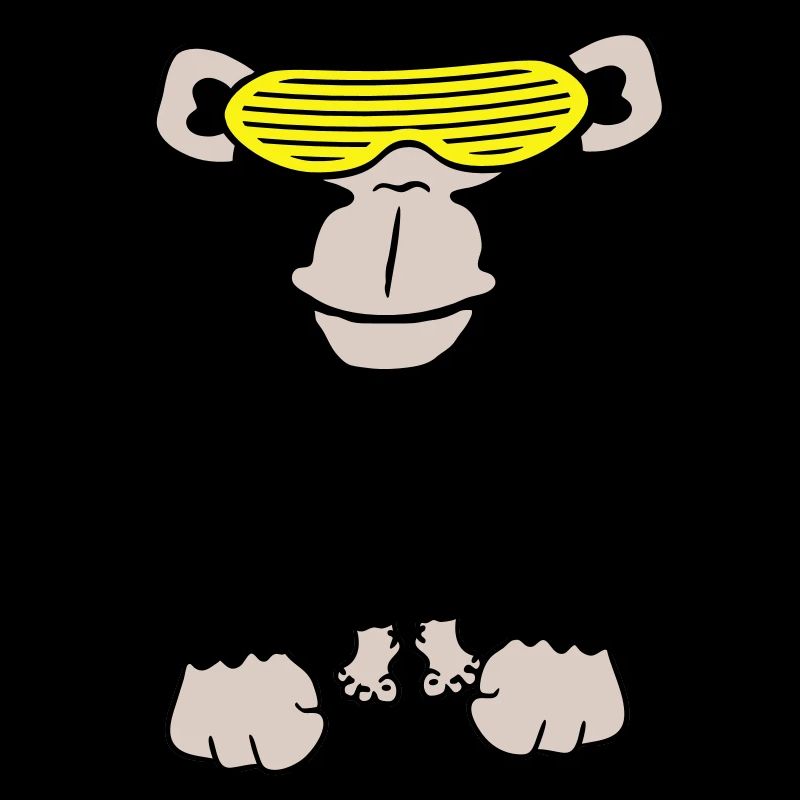 Lunettes de soleil funky Gorilla Cool Party Monkey Fun
