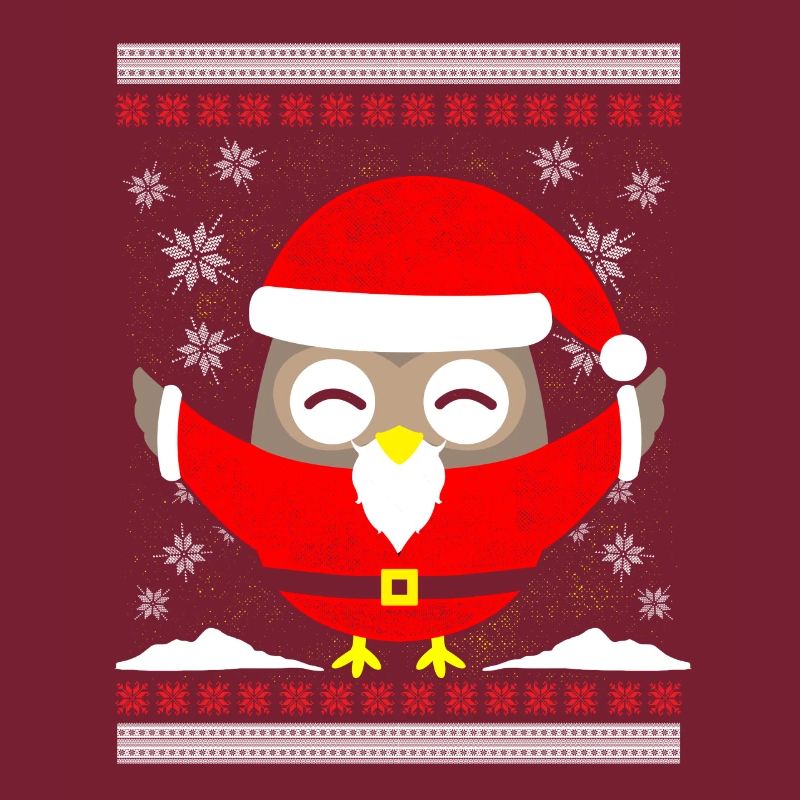 Weihnachten Eule / Geschenk