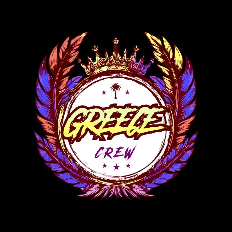 Grèce Crew Coloré
