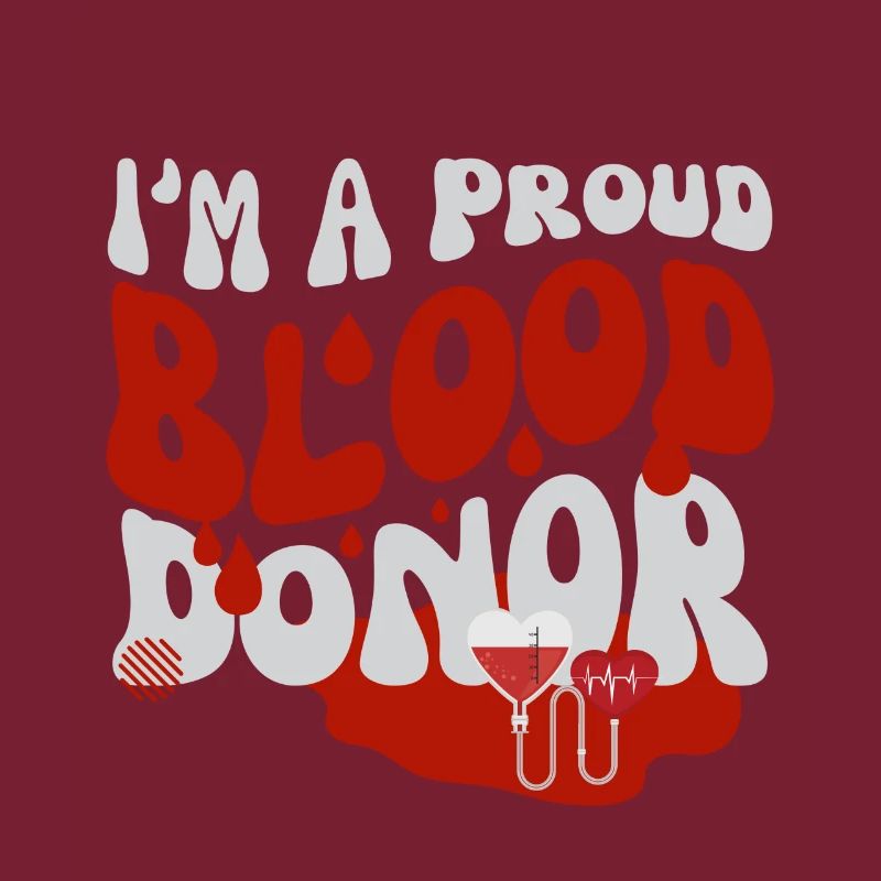 Design des Blutspendermonats Ich bin ein stolzer Blutspender