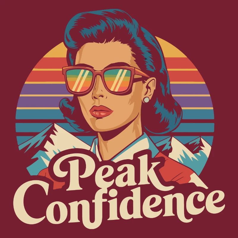 Peak Confidence - Retro Eleganz