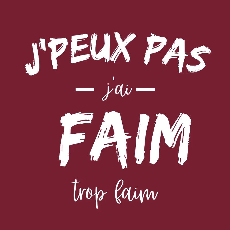 Ich kann nicht, ich bin hungrig