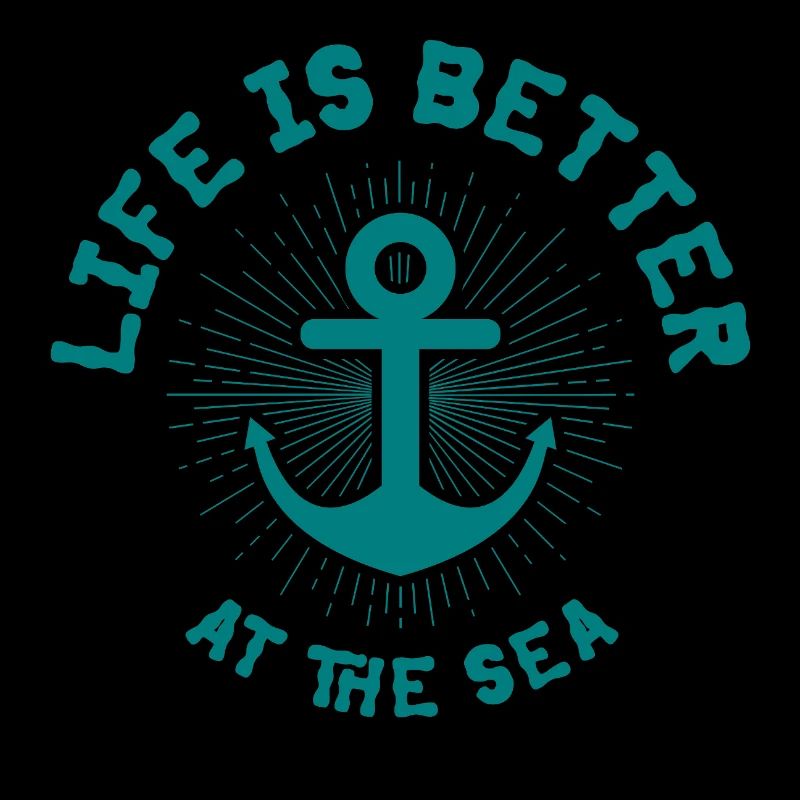 Mermaid Anker Spruch Geschenk See Schiffanker