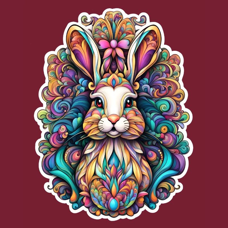 Kunstvoller Osterhase 3
