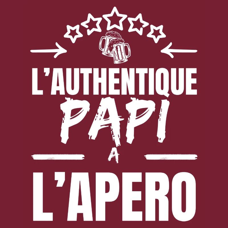 DER AUTHENTISCHE OPA BEIM APERITIF