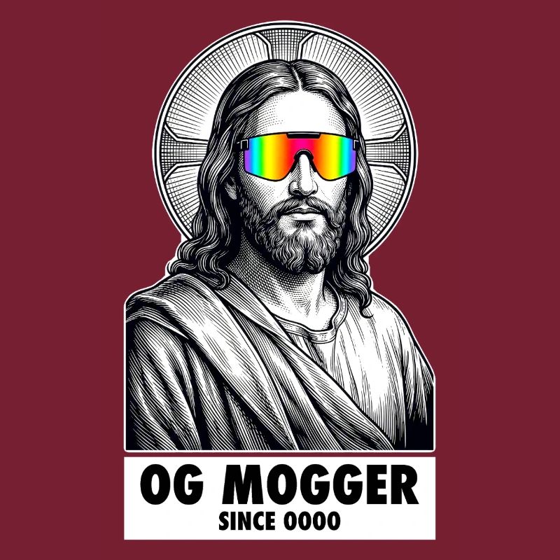OG Mogger Jesus - Funny  Flex Meme