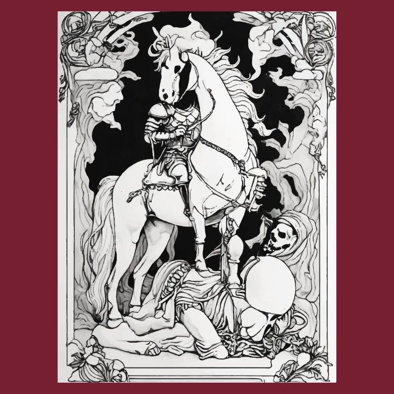 Der Tod auf einem Pferd