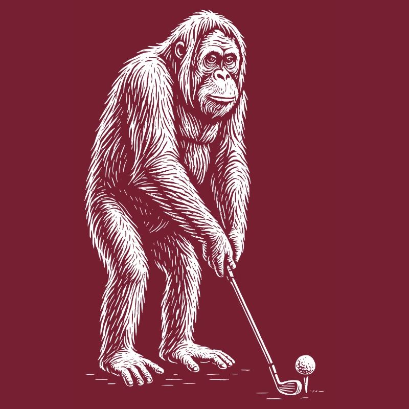 Putts de golf orang-outans