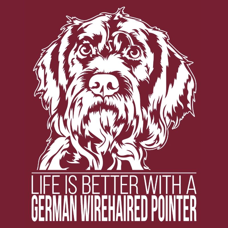 German Wirehaired Pointer life is better Wilsigns