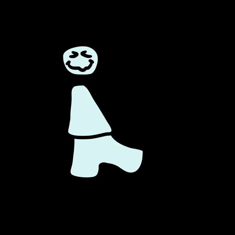 Crazy happy dancing funny boy