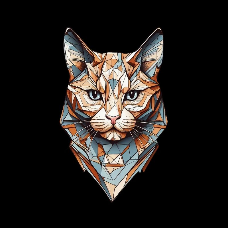 Geometrische Katzenvielfalt