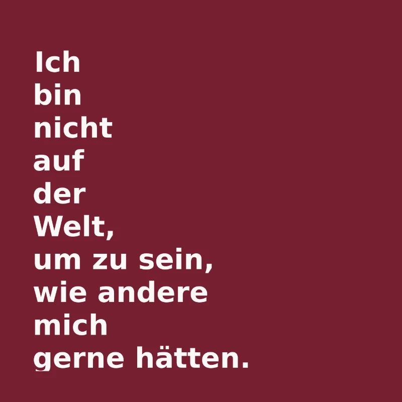 Super Spruch, einfach passend.