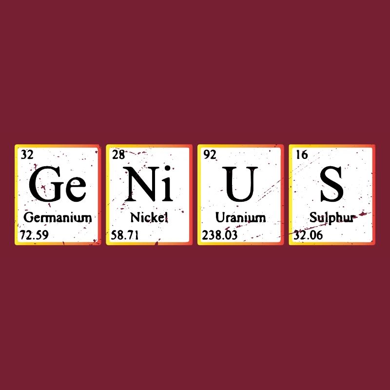 Genius Periodic Table Elements Chemistry