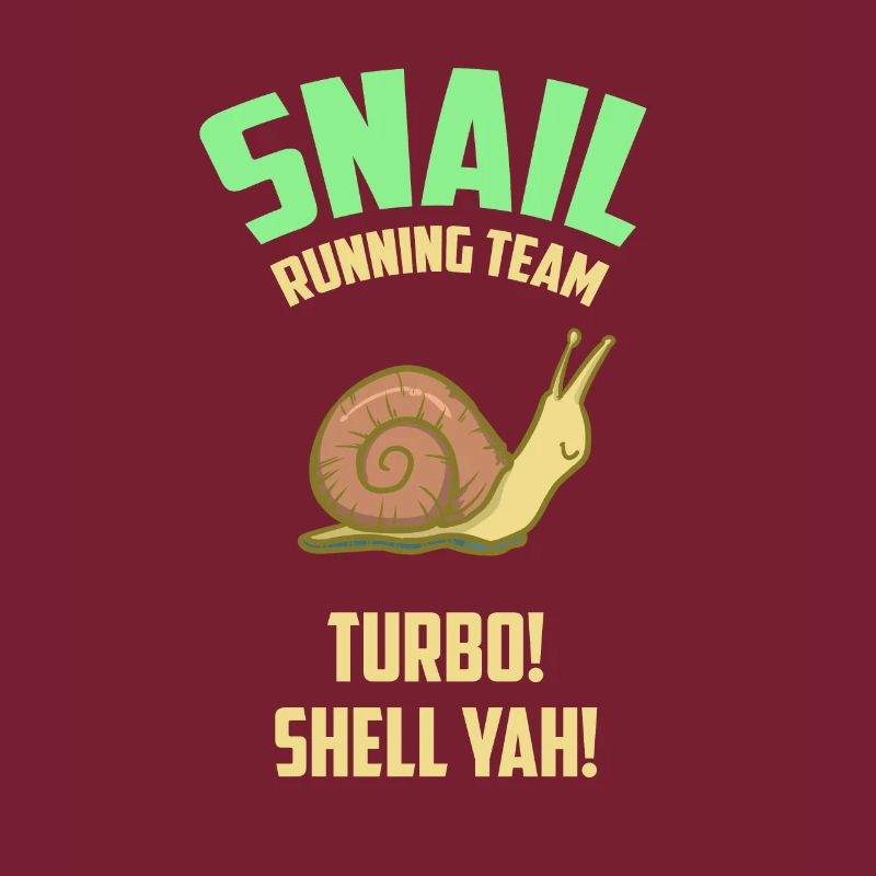 Escargot équipe en cours - escargot - cadeau