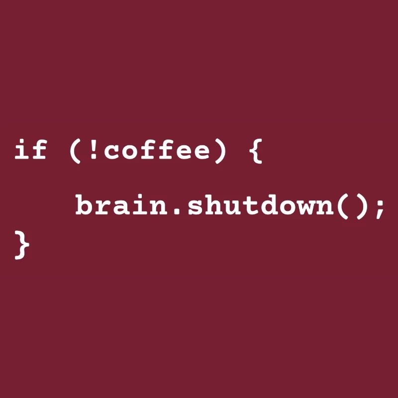 Code Coffee Crisis Funny Programmer Humor Gift