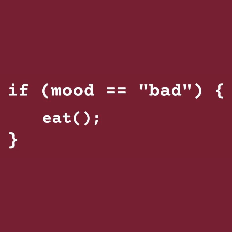 Cadeau de t-shirt de nourriture et de codage amusant pour programmeur
