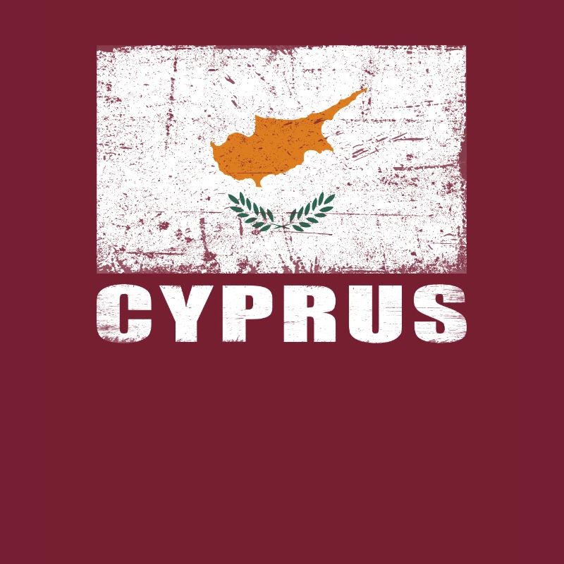 Drapeau de Chypre Grunge Drapeau de Chypre
