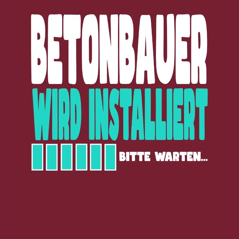 Betonbauer wird installiert