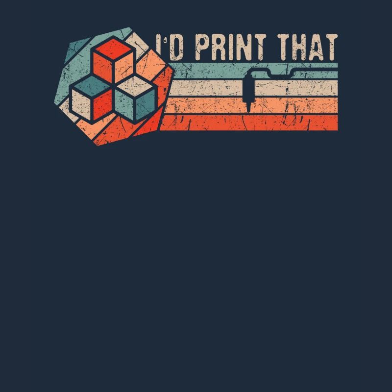 3D Printing 3D Printer Retro Design Slice Print