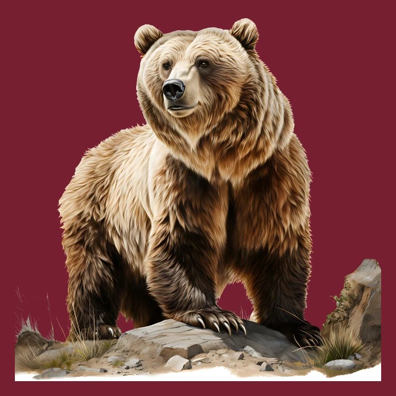 Brown bears are large, formidable predators