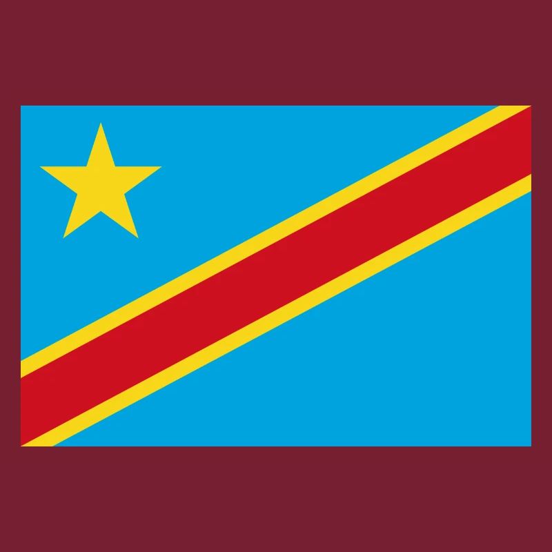 Drapeau de la République démocratique du Congo