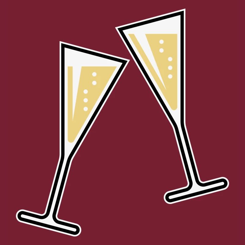 2 verres à (vin mousseux / entonnoir / fermé / 3C)