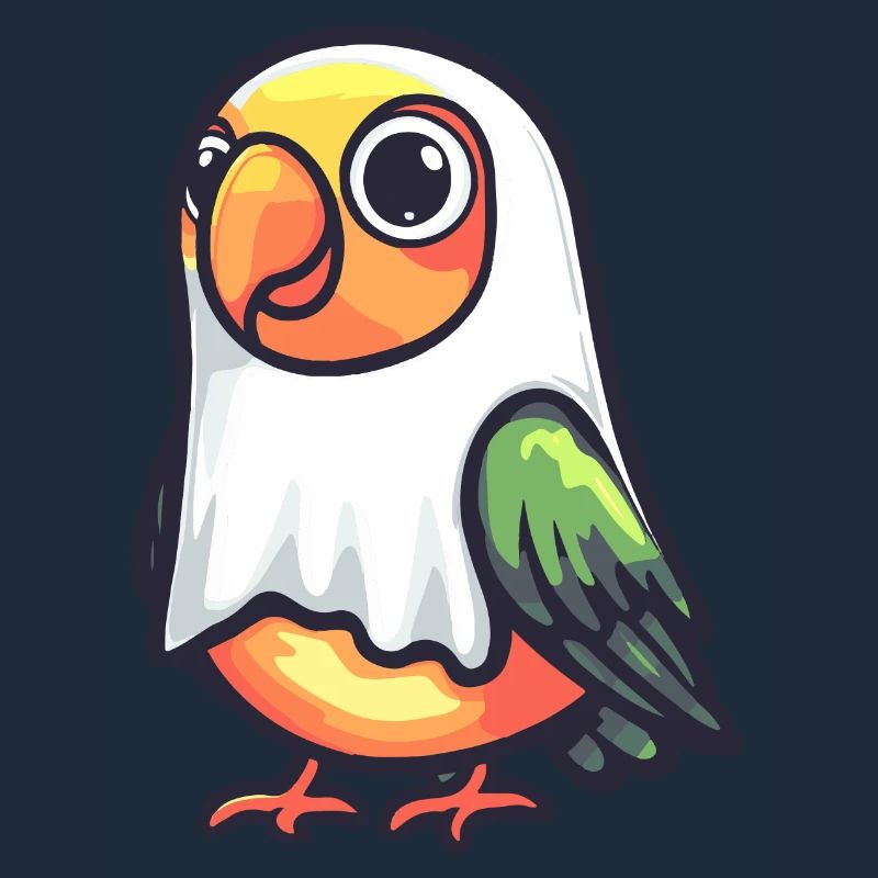 Papagai Halloween Comic Geist