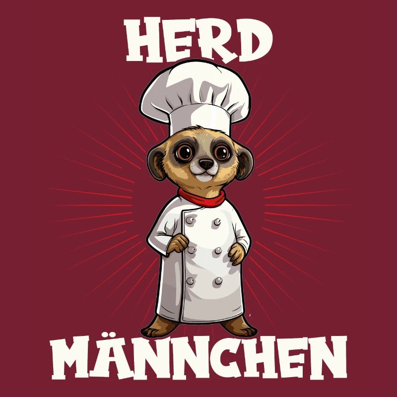 Erdmännchen kochen Koch Kochmütze Herdmännchen