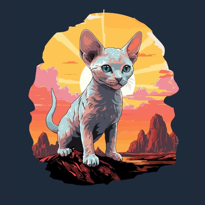 Devon Rex Kätzchen Devon Rex Katze