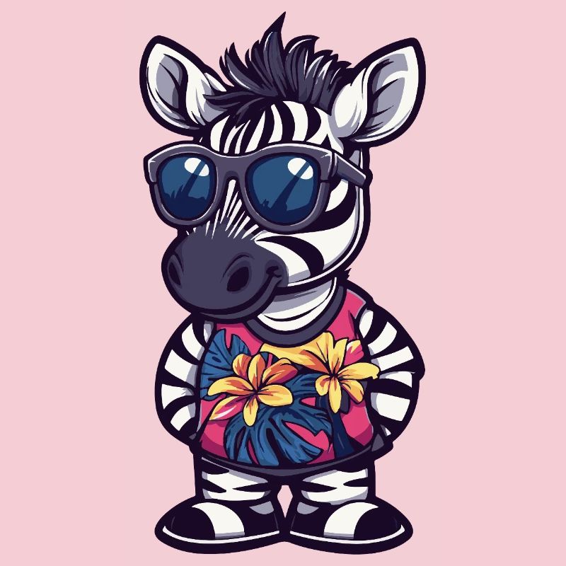 Zebra Comic Urlaub