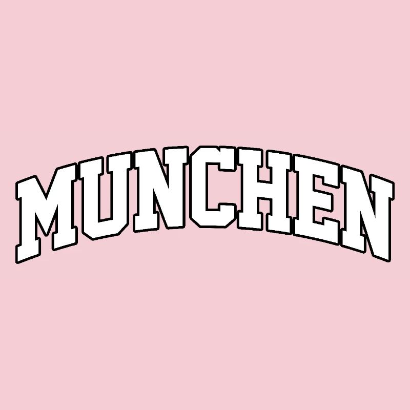 München logo: Collegiate design in German style