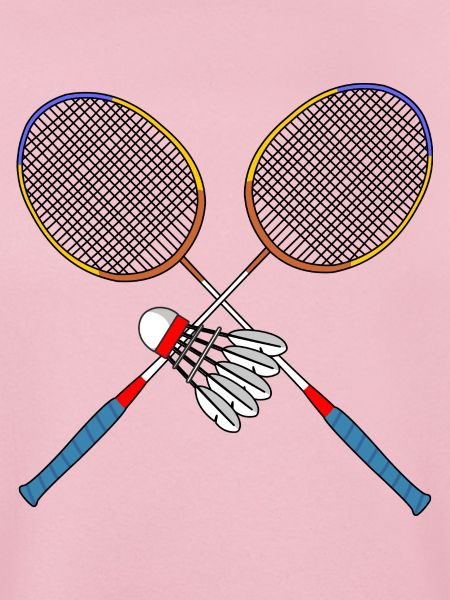 Badmintonschläger und Shuttle