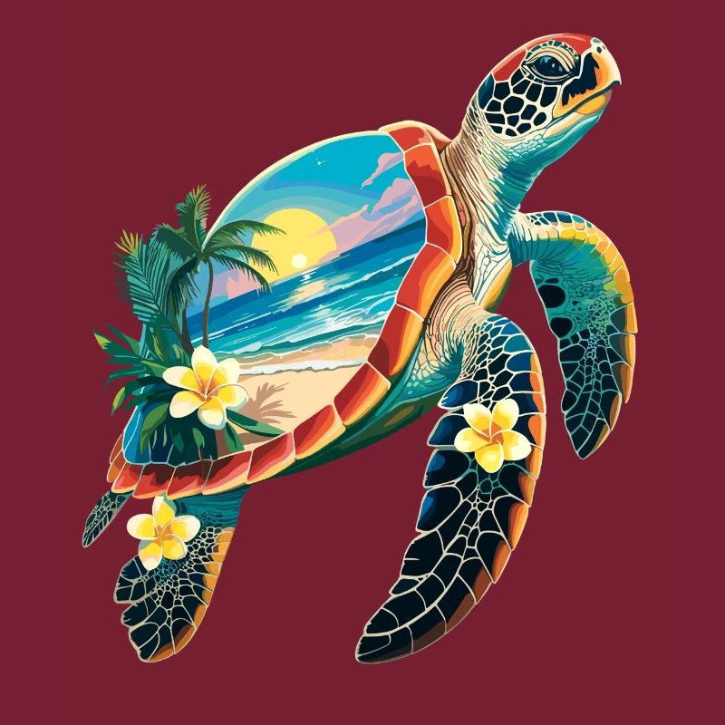 Turtle Waves Surf Turtle Surfer Turtles