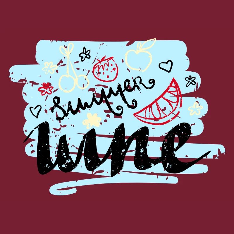 Sommer Scribble Früchte