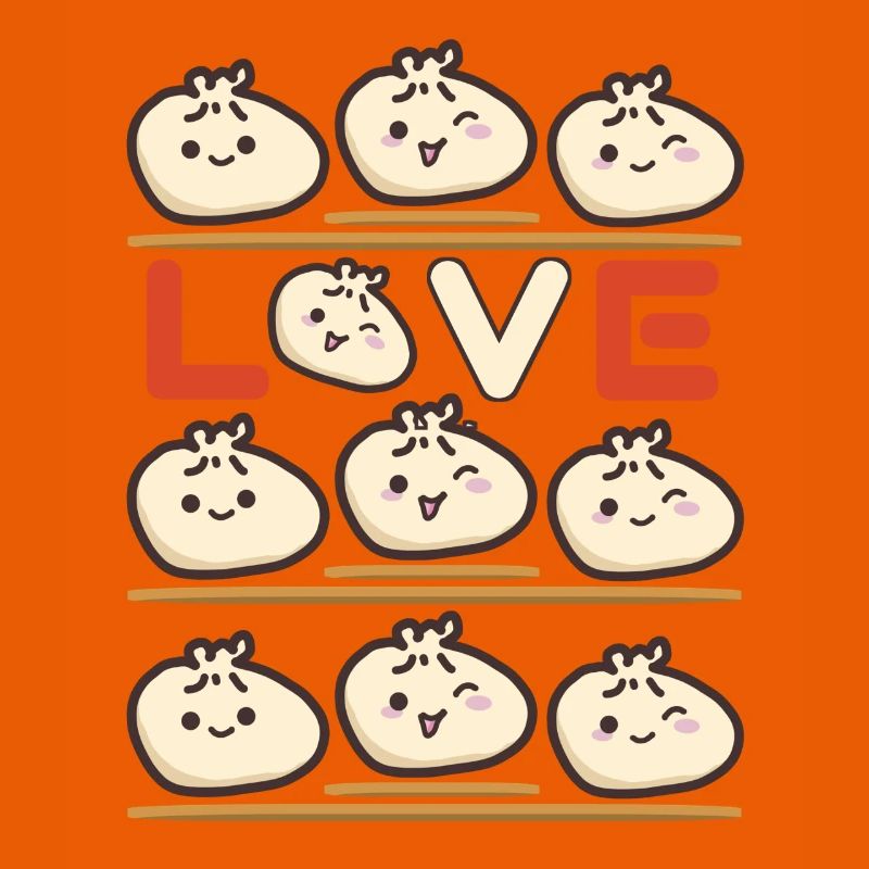Dumpling Love Pattern