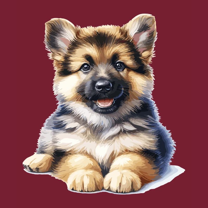 Kuschelwelpe Illustration