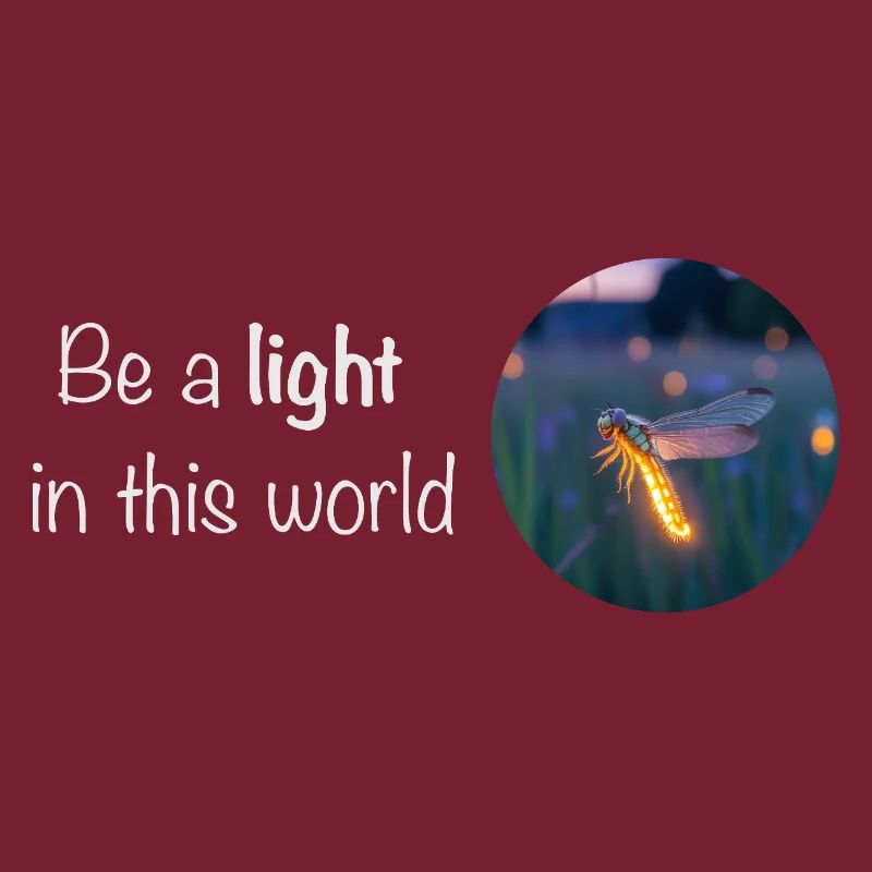Be a light in this world – fireflies