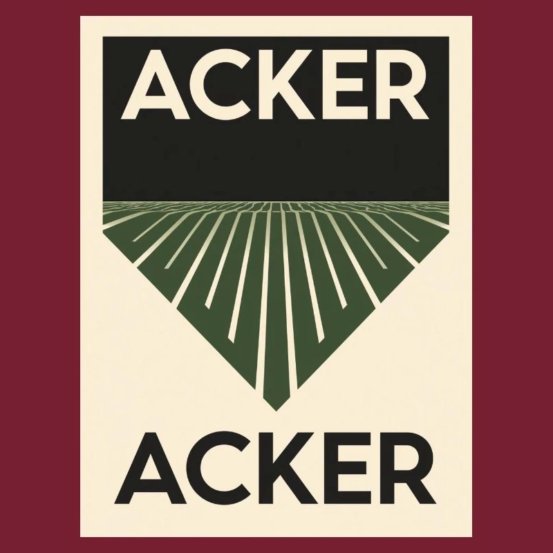 Acker minimalitisch 1930 Poster