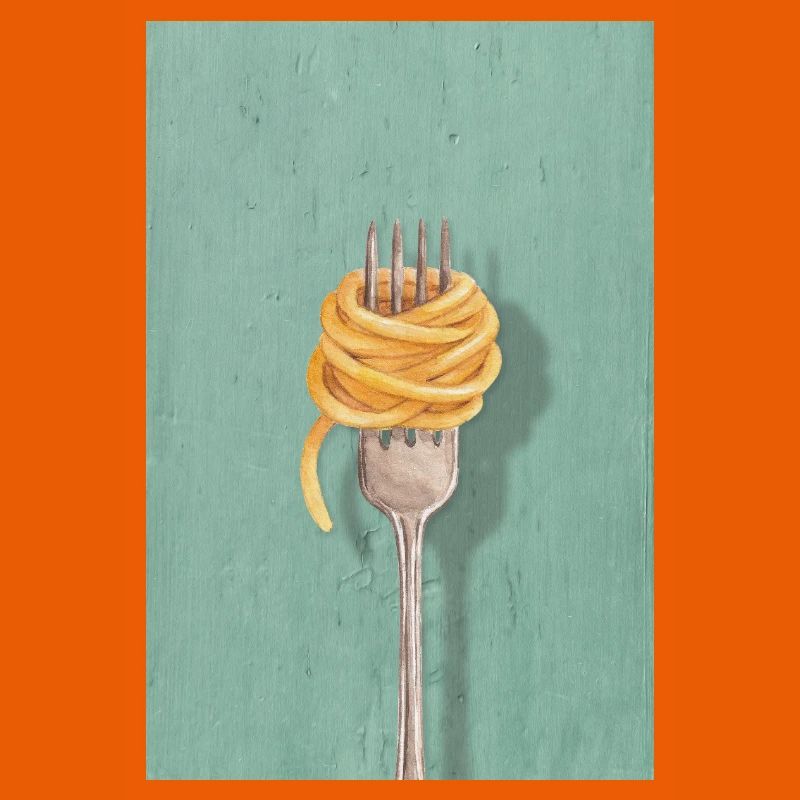Pasta Fork Reduced Kitchen Design