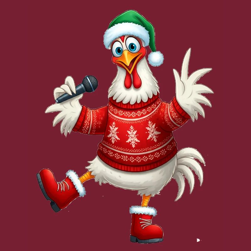 Urlaub Singende Henne Pullover