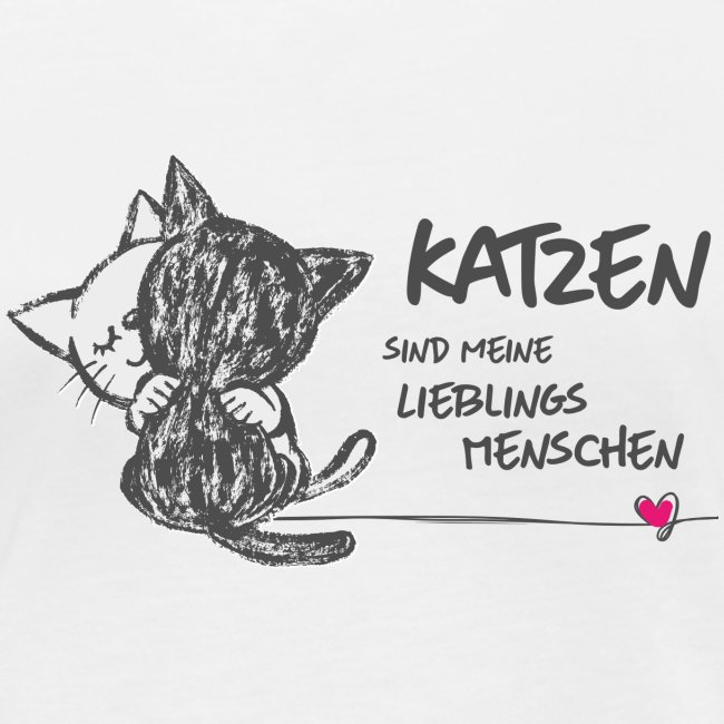 Vorschau: Katzen Lieblingsmenschen - Stanley/Stella Frauen Bio-Langarmshirt