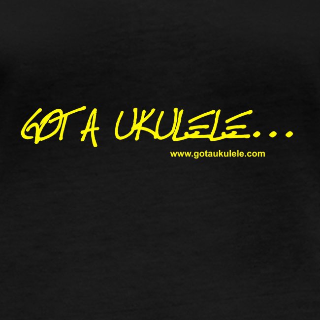 Official Got A Ukulele website t shirt design